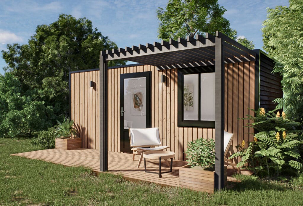 Studio de jardin habitable 15m2