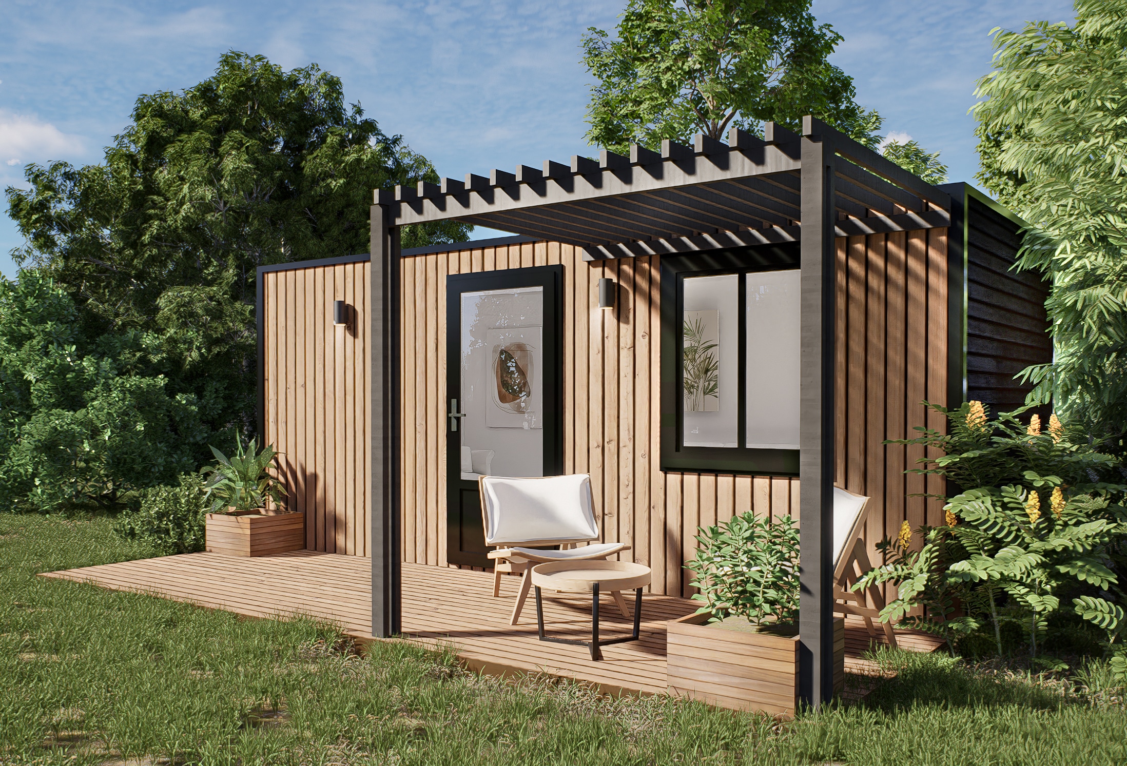 Studio de jardin habitable 15m2