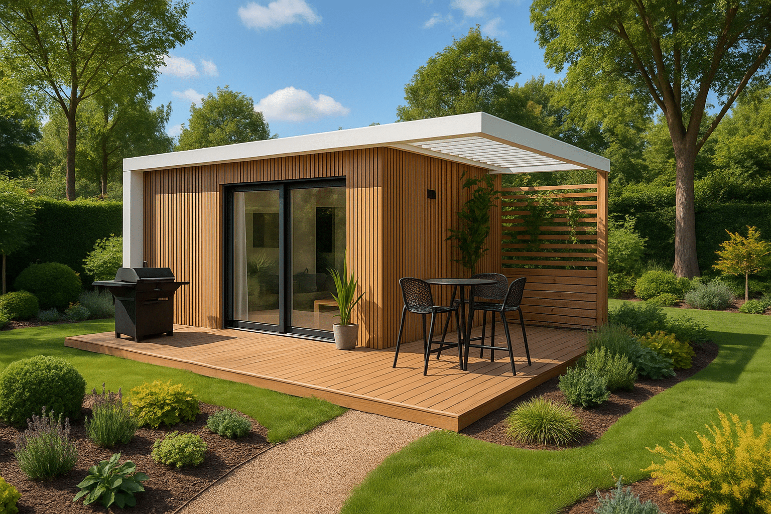 Studio de jardin bois 2 pièces de 24m2 