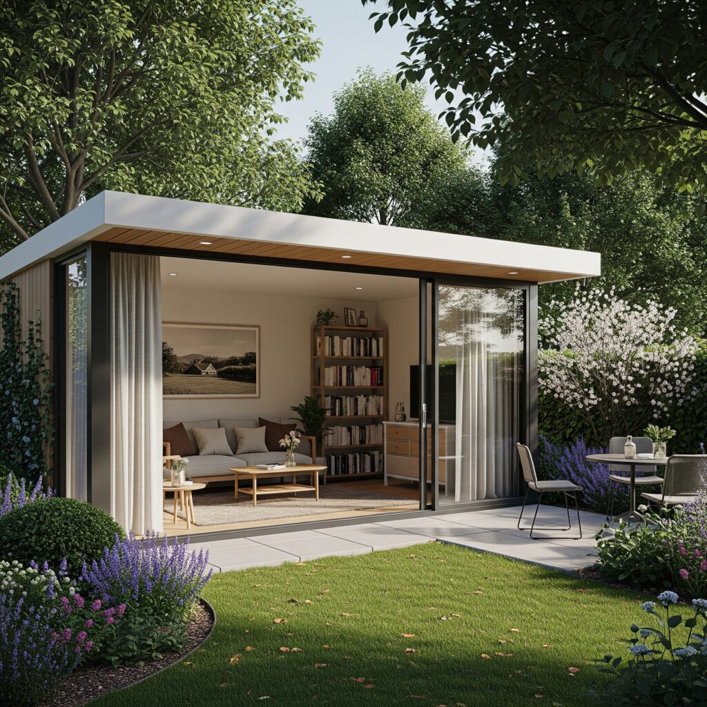 abri de jardin habitable en bois