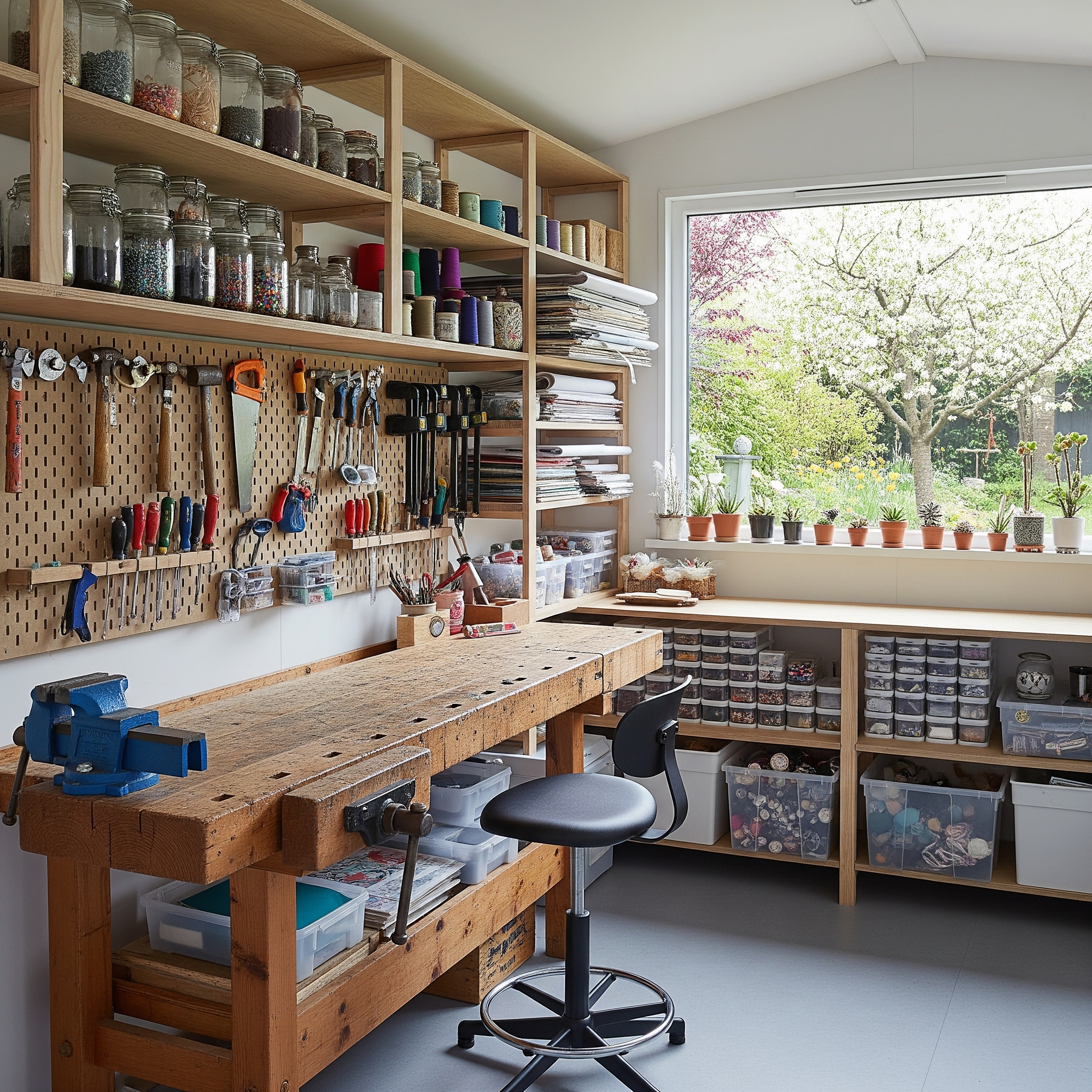 Votre atelier pratique et lumineux