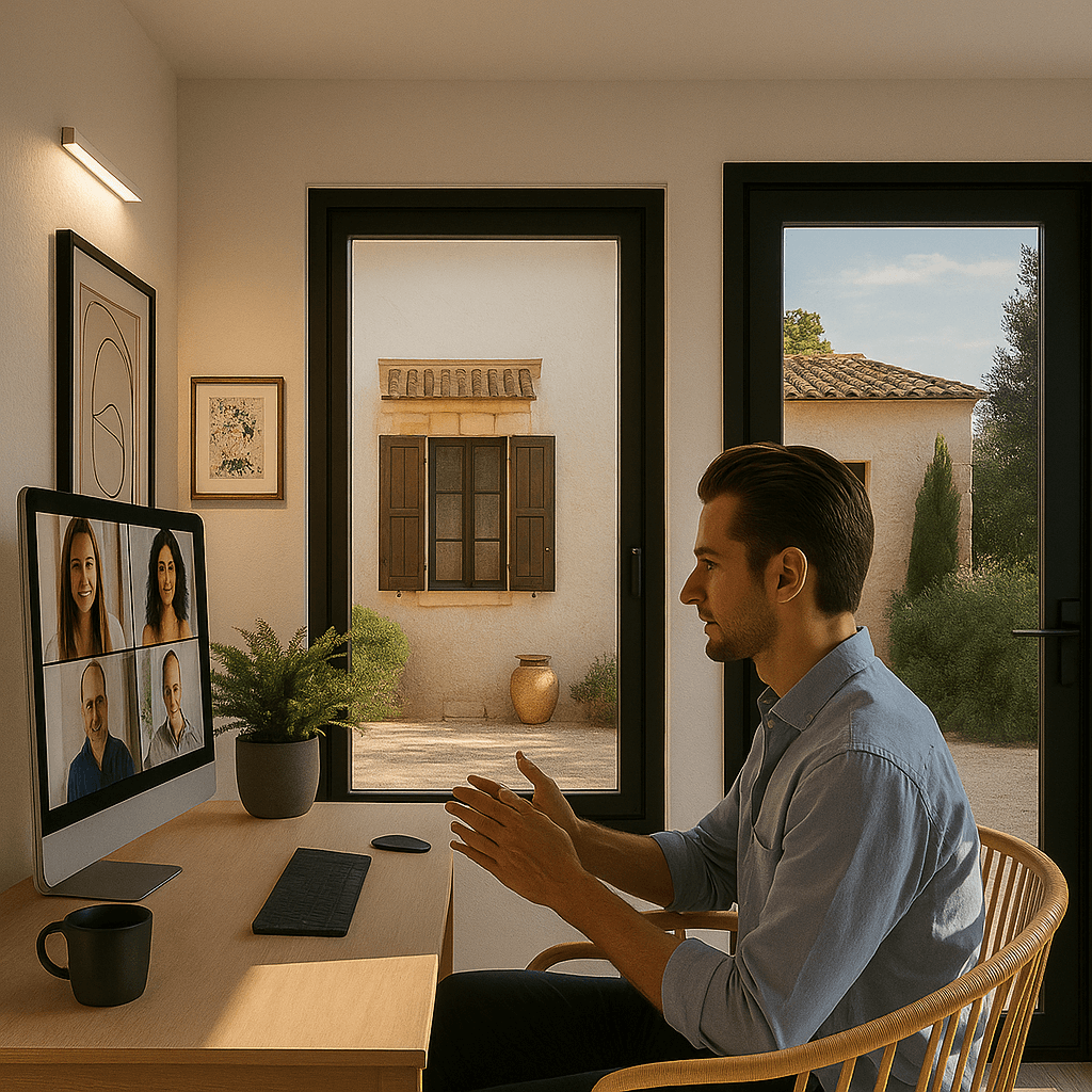 Télétravail et visoconférence au calme